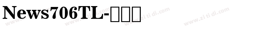 News706TL字体转换