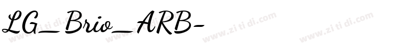 LG_Brio_ARB字体转换