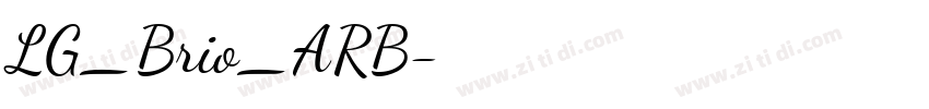 LG_Brio_ARB字体转换