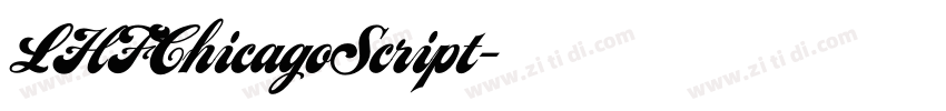 LHFChicagoScript字体转换 LHFChicagoScript字体转换