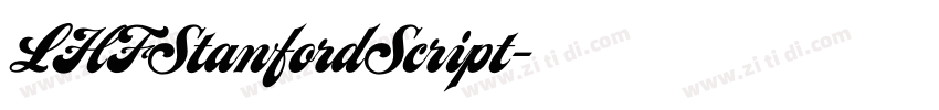 LHFStanfordScript字体转换 LHFStanfordScript字体转换