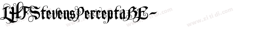 LHFStevensPerceptaBE字体转换