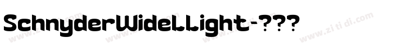 SchnyderWideLLight字体转换 SchnyderWideLLight字体转换