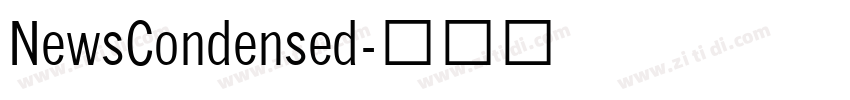 NewsCondensed字体转换