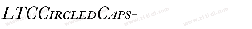 LTCCircledCaps字体转换 LTCCircledCaps字体转换