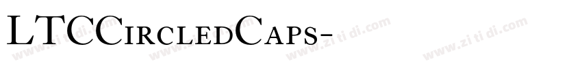 LTCCircledCaps字体转换 LTCCircledCaps字体转换