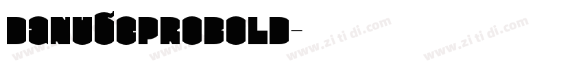 DanubeProBold字体转换