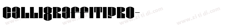 CalligraffitiPro字体转换