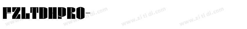 FZLTDHPro字体转换