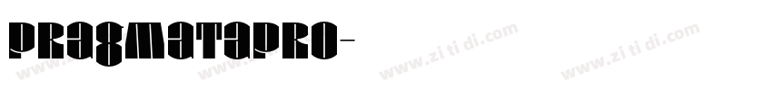 PragmataPro字体转换
