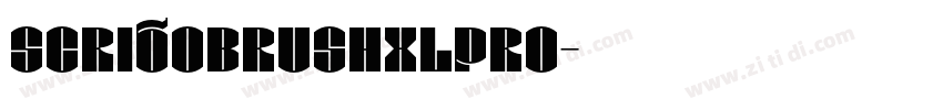 ScriboBrushXLPro字体转换