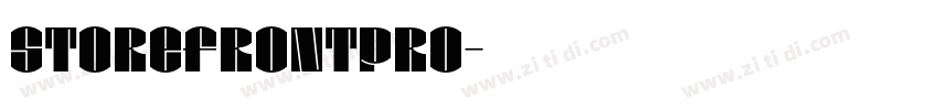 StorefrontPro字体转换