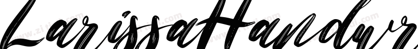 LarissaHandwriting字体转换