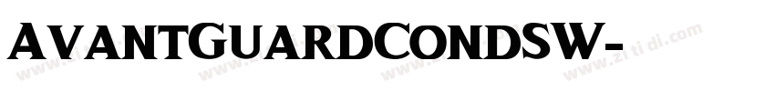 AvantGuardCondSW字体转换