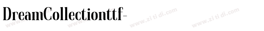 DreamCollectionttf字体转换