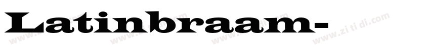 Latinbraam字体转换