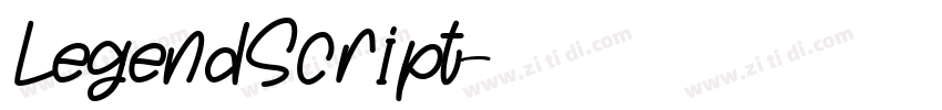 LegendScript字体转换 LegendScript字体转换