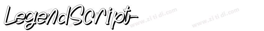 LegendScript字体转换 LegendScript字体转换