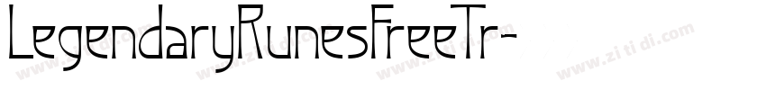 LegendaryRunesFreeTr字体转换
