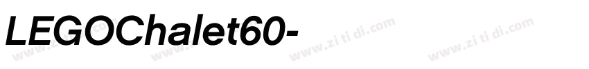 LEGOChalet60字体转换 LEGOChalet60字体转换