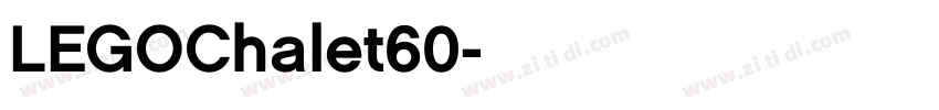 LEGOChalet60字体转换 LEGOChalet60字体转换