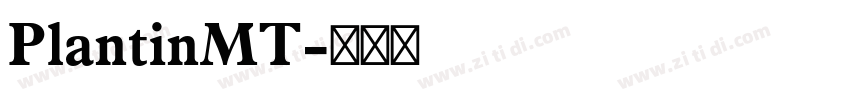 PlantinMT字体转换