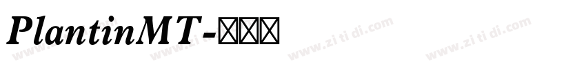 PlantinMT字体转换