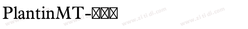 PlantinMT字体转换