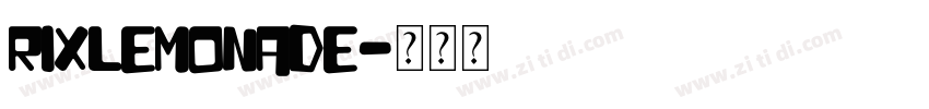RixLemonade字体转换