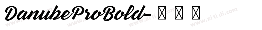 DanubeProBold字体转换