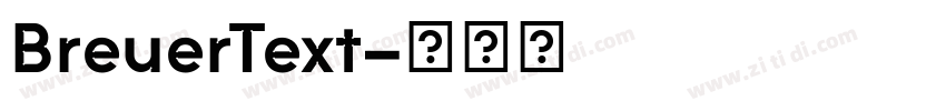 BreuerText字体转换 BreuerText字体转换