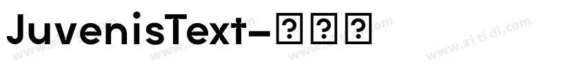 JuvenisText字体转换