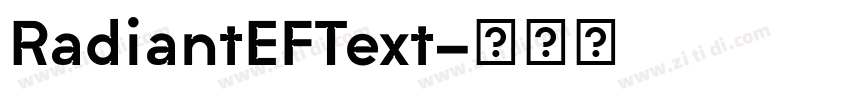 RadiantEFText字体转换 RadiantEFText字体转换