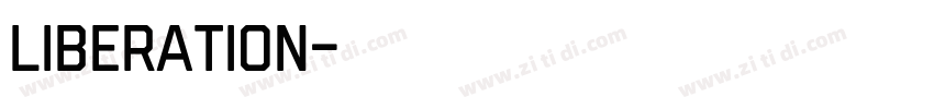 liberation字体转换