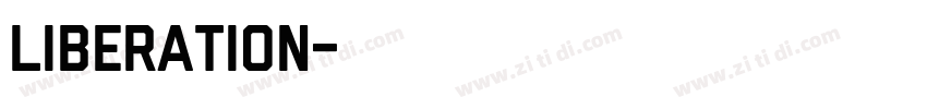 liberation字体转换