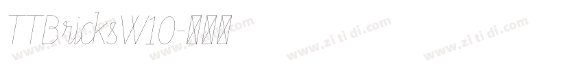 TTBricksW10字体转换
