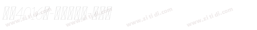 字魂4016号-综艺扇影体字体转换