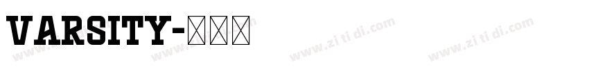 Varsity字体转换