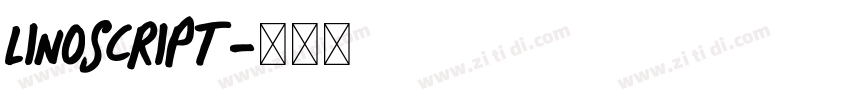 Linoscript字体转换