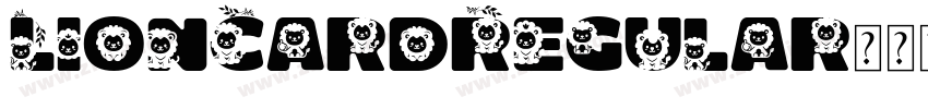 LionCardRegular字体转换