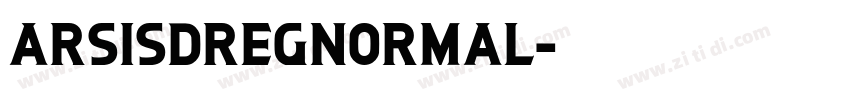 ArsisDRegNormal字体转换