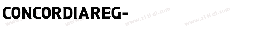 ConcordiaReg字体转换
