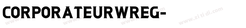 CorporateURWReg字体转换