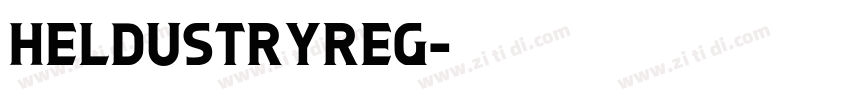 HeldustryReg字体转换