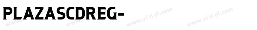 PlazaSCDReg字体转换