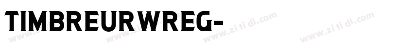 TimbreURWReg字体转换