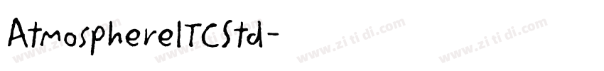 AtmosphereITCStd字体转换