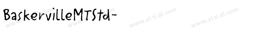 BaskervilleMTStd字体转换 BaskervilleMTStd字体转换