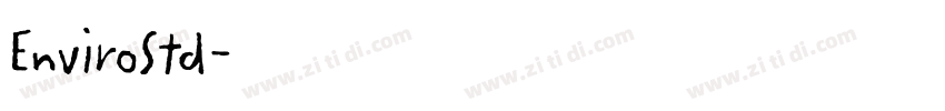 EnviroStd字体转换