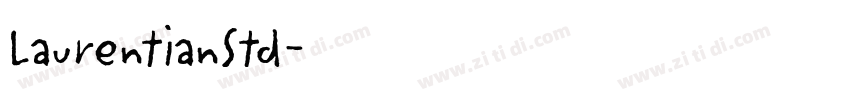 LaurentianStd字体转换